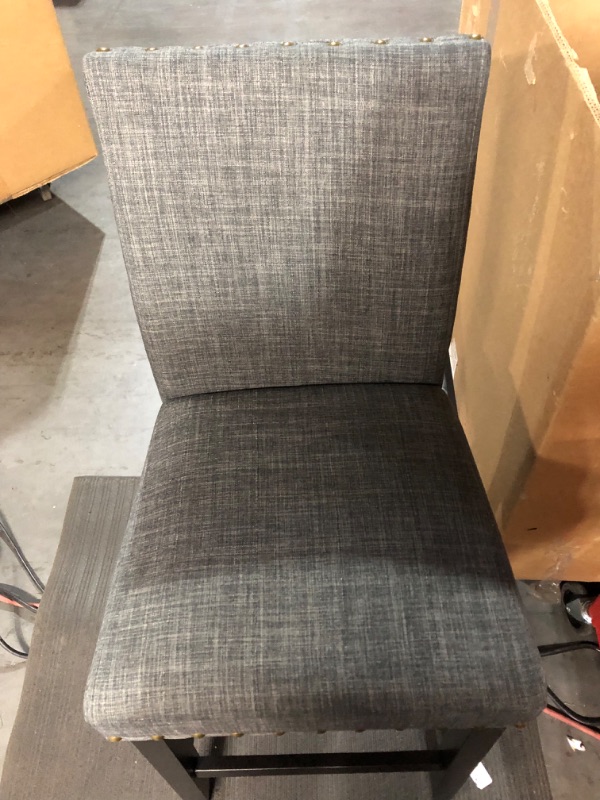 Photo 1 of *USED/SEE NOTES* GOTMINSI Nailhead Counter Height Stools