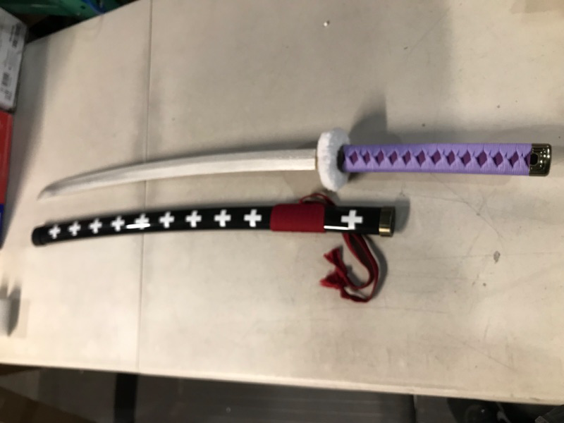 Photo 2 of 40" Death Surgeon Trafalgar D Water Law Cosplay [Room] Sword ,Kikoku,