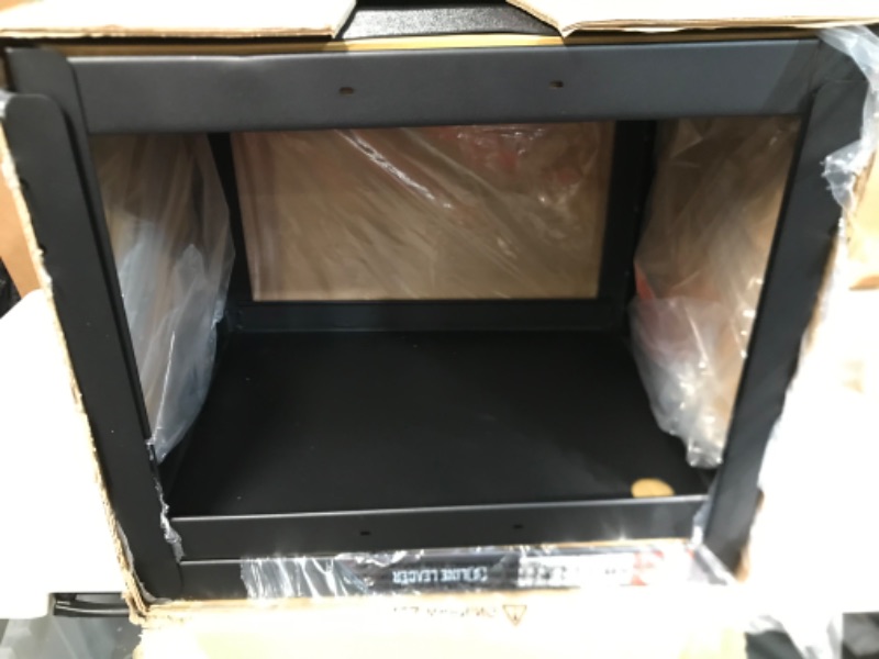 Photo 2 of **USED/BENT,SEE NOTES** Line Leader AV Cart on Wheels | Height Adjustable Top Shelf & Pullout Keyboard Tray | Includes 15 ft Power Cord