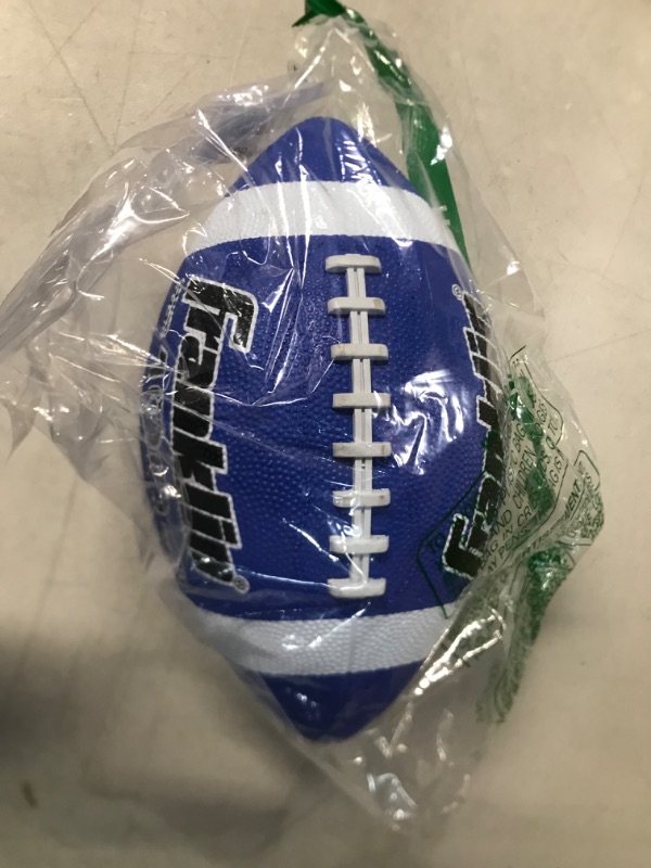 Photo 2 of Franklin Sports Junior Football - Grip-Rite 100 1 Pack Blue/White