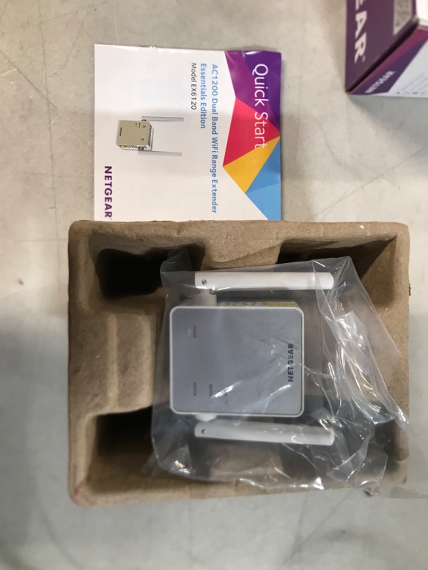 Photo 2 of NETGEAR Wi-Fi Range Extender EX6120 - Coverage Up to 1500 Sq Ft and 25 Devices with AC1200 Dual Band Wireless Signal Booster & Repeater 