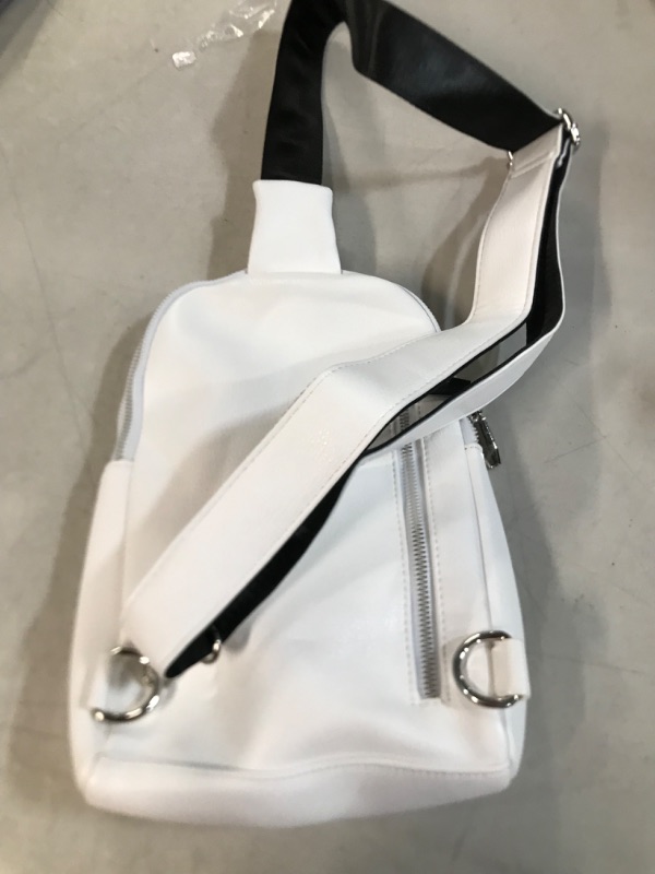 Photo 3 of Aeeque Sling Backpack Chest Bag for Women, Small Crossbody Cell Phone Purse #3white-upgraded