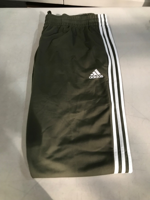 Photo 3 of adidas Mens Sportswear Basic 3-stripes Tricot Track Suit X-Large Olive Strata