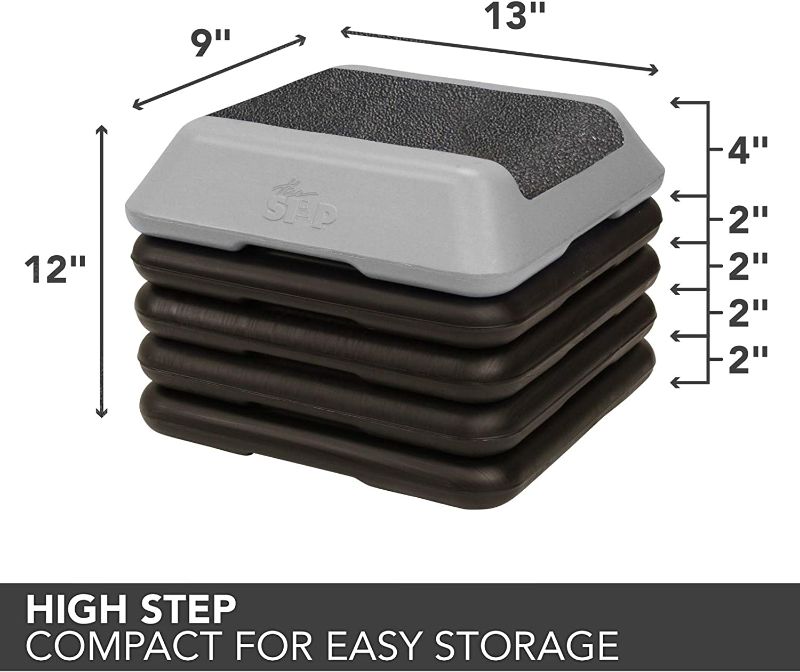 Photo 1 of The Step (Made in USA) High Step Aerobic Platform and 4 Black Risers
