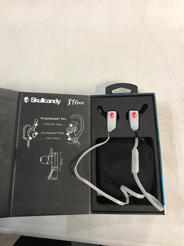 Photo 2 of Skullcandy XTFree Bluetooth Wireless Sweat-Resistant Earbuds