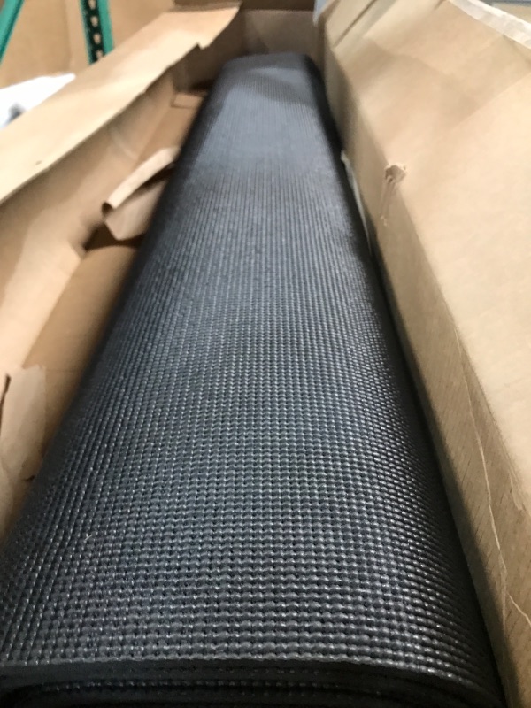 Photo 2 of Large Yoga Mat 7'x5'x8mm Extra Thick, Durable, Eco-Friendly, Non-Slip & Odorless Barefoot Exercise and Premium Fitness Home Gym Flooring Mat by ActiveGear Black