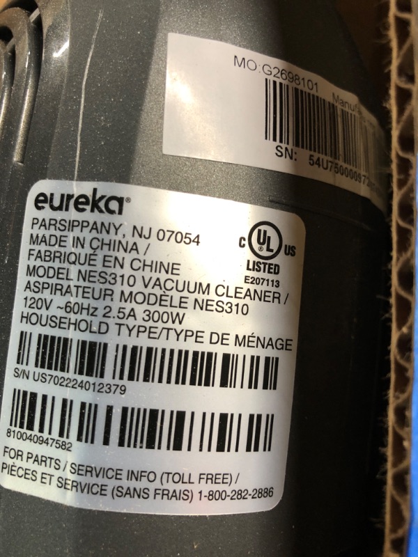 Photo 1 of EUREKA Lightweight Corded Stick Vacuum3-in-1, Purple