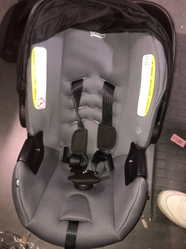 Photo 3 of Chicco Mini Bravo Plus Travel System - Slate | Grey Mini Bravo Plus Slate