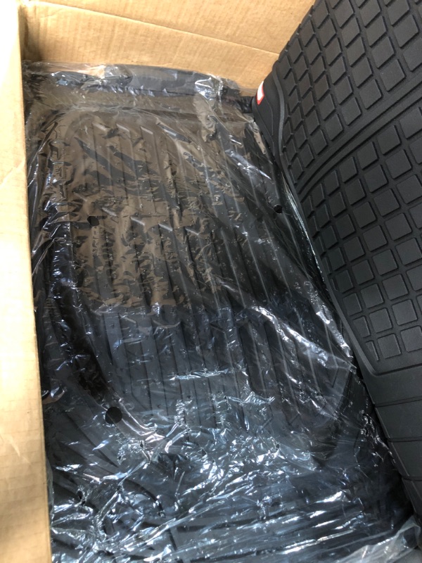 Photo 1 of Motor Trend - MT-923-BK 923-BK Black FlexTough Contour Liners, Heavy Duty Rubber Floor Mats