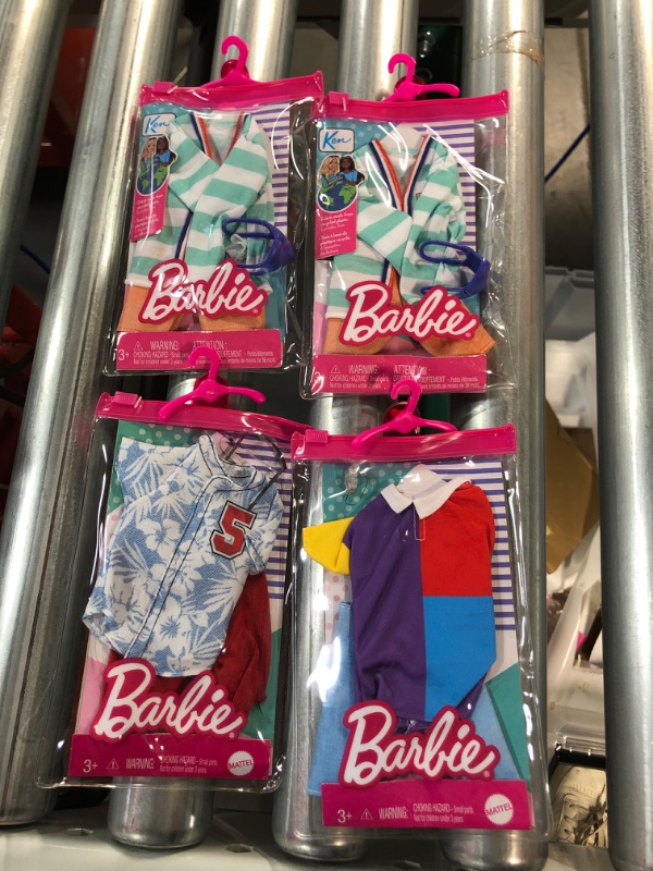 Photo 2 of (Read Notes) Barbie Ken Hawaiian Fashion Pack X4 outfits bundle