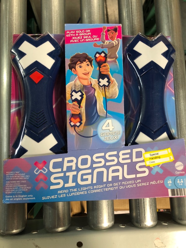 Photo 1 of *NEW* CROSSED SIGNALS Electronic Game With Pair Of Talking Light Wands, Play Solo Or With Up To 4 Players