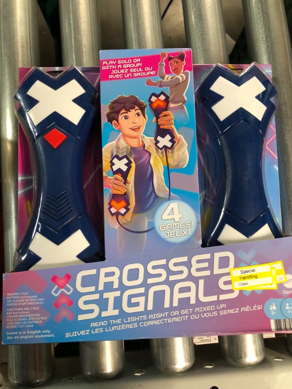 Photo 2 of *NEW* CROSSED SIGNALS Electronic Game With Pair Of Talking Light Wands