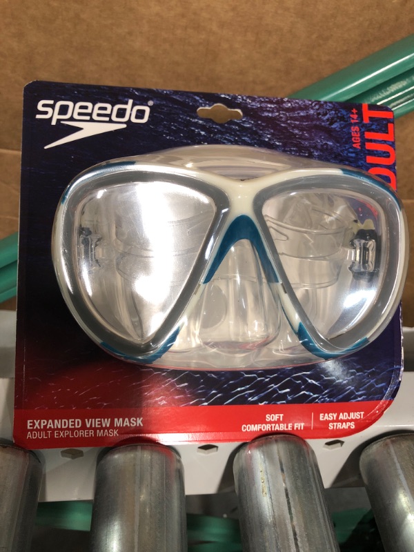 Photo 2 of *NEW* Speedo Adult Explorer Dive Mask - Ocean/Clear