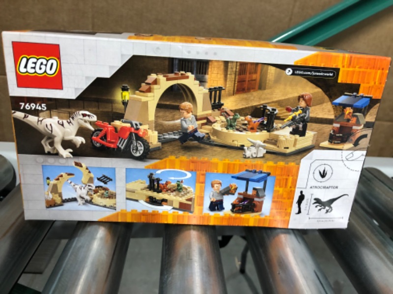 Photo 2 of *BRAND NEW* LEGO Jurassic World Atrociraptor Dinosaur: Bike Chase Toy 