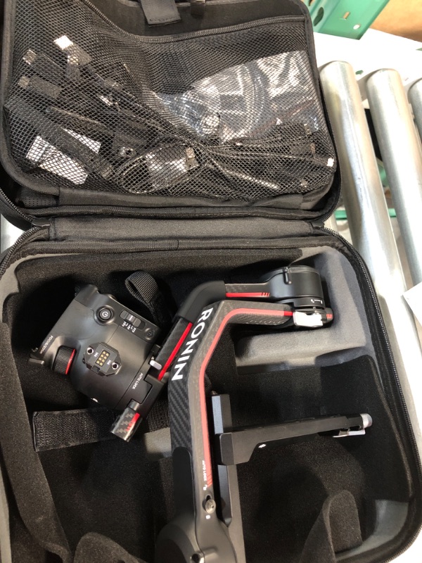 Photo 2 of USED DJI RS 3 Pro Combo, 3-Axis Gimbal Stabilizer for DSLR and Cinema Cameras Canon/Sony/Panasonic/Nikon/Fujifilm/BMPCC, Automated Axis Locks, Carbon Fiber Arms, Includes Ronin Image Transmitter and More