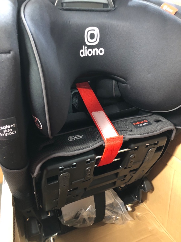 Photo 4 of Diono Radian 3QX 4-in-1 Rear & Forward Facing Convertible Car Seat,Black Jet