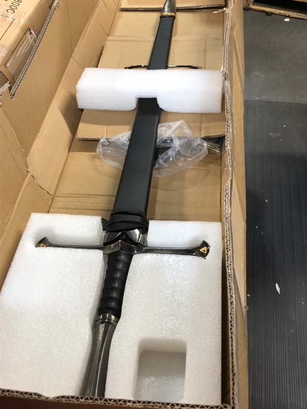 Photo 1 of Ace Martial Arts Supply Medieval Knight Arming Sword with Scabbard
