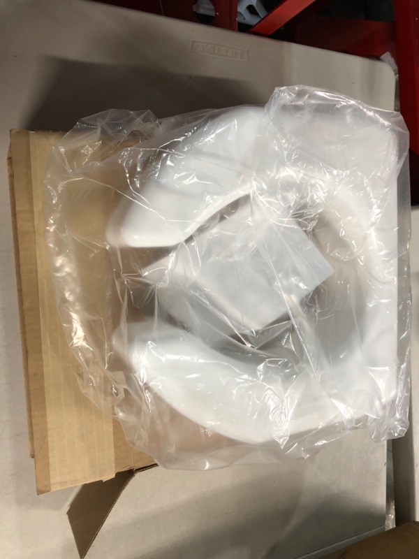 Photo 1 of Ableware Basic Open Front Elevated Toilet Seat, White