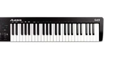 Photo 1 of **USED/MISSING POWER CORD** Alesis Q49 MKII - 49 Key USB MIDI Keyboard Controller & M-Audio HDH40 – 