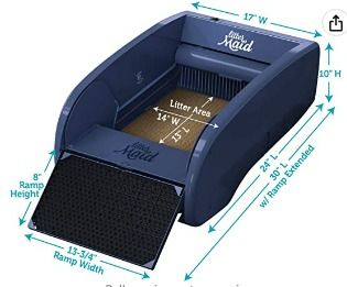 Photo 1 of [USED/DAMAGE] LitterMaid® Single Cat Self-Cleaning Litter Box, Blue