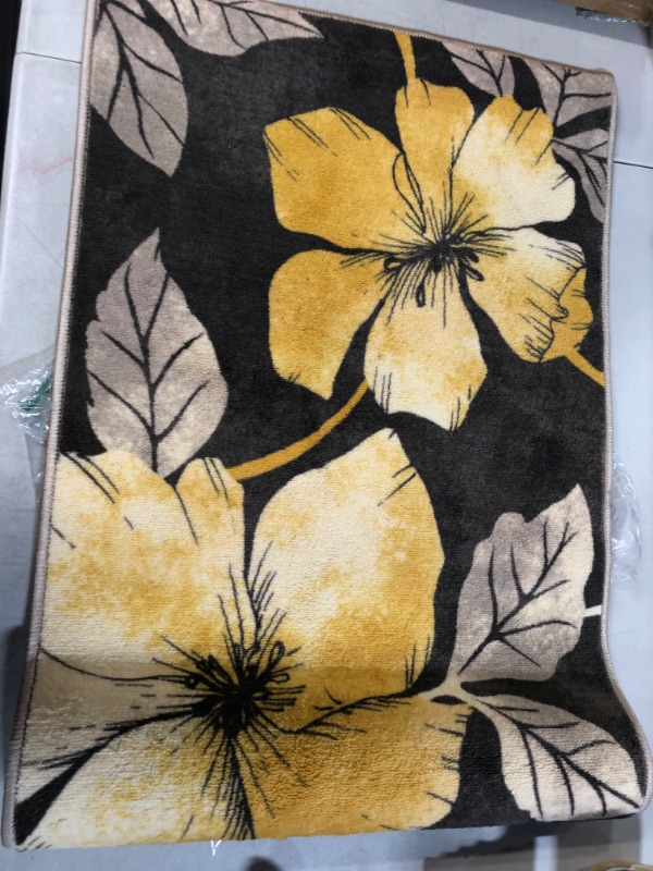 Photo 2 of [USED] CAMILSON Solana Modern Floral Area Rugs 