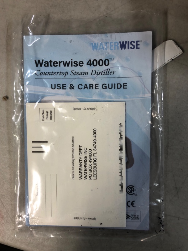 Photo 5 of [USED/DAMAGE] Waterwise 4000 water distiller