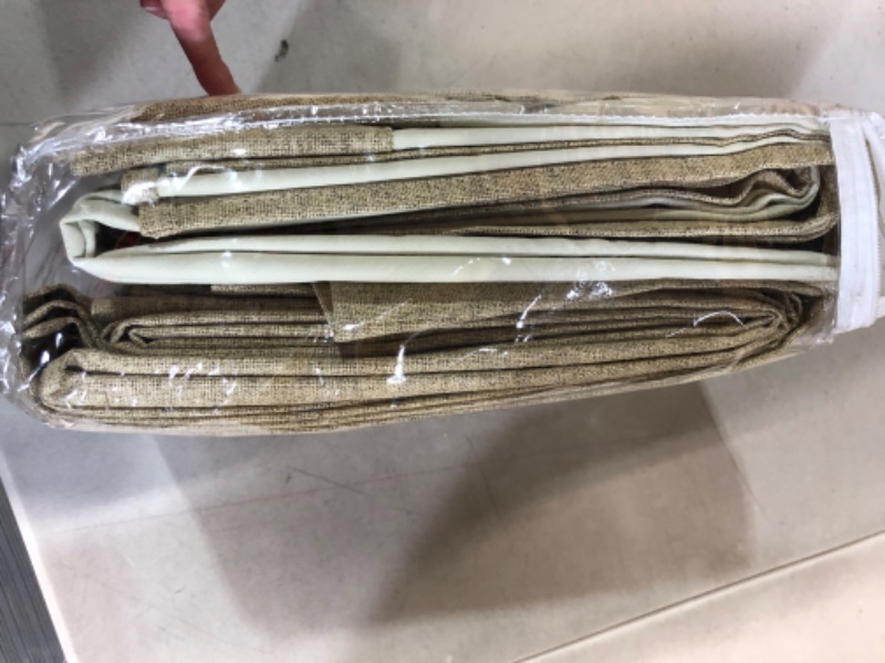 Photo 3 of [USED] Natural 100% Blackout Curtains W52xL90 