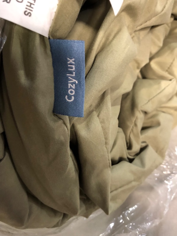 Photo 2 of [USED] CozyLux Full Comforter Set - Sage Green 