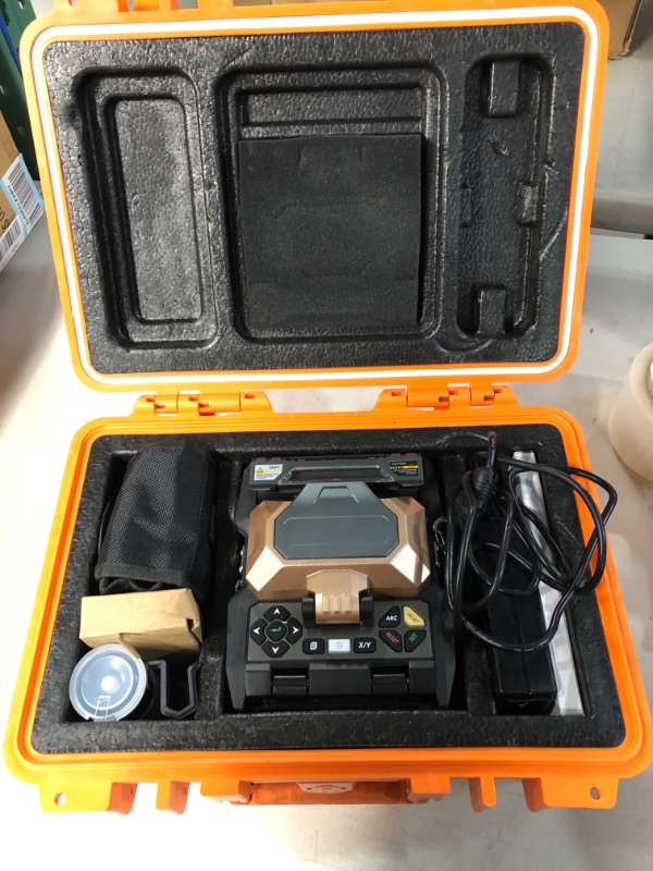 Photo 2 of Fiber Optic Fusion Splicer with 4.3-inch Touch Screen, Optical Fiber Fusion Splicer Kit Features 7s Splicing and 18s Heating- 6481 Series