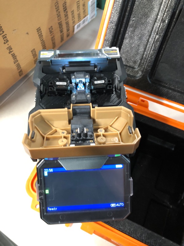 Photo 4 of Fiber Optic Fusion Splicer with 4.3-inch Touch Screen, Optical Fiber Fusion Splicer Kit Features 7s Splicing and 18s Heating- 6481 Series