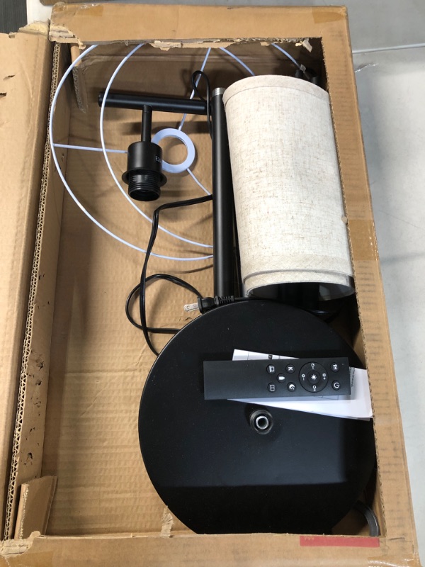 Photo 1 of ROTTOGOON Dimmable Floor Lamp, 4 Color Temperatures Standing Lamp with Remote 
