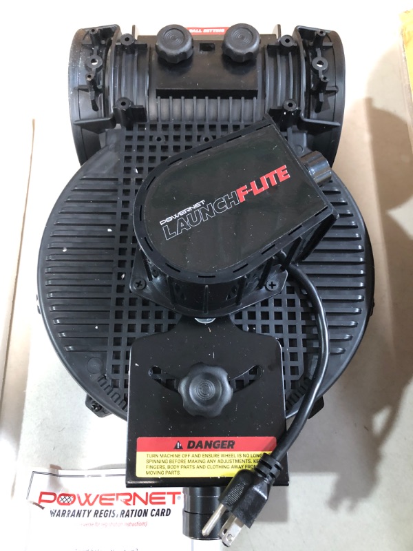 Photo 4 of *USED* PowerNet Launch F-lite Baseball and Softball Pitching Machine | Variable Speed Throws Up to a Simulated 90 MPH | Pitches Consistent Strikes | Adjustable Height and Angles