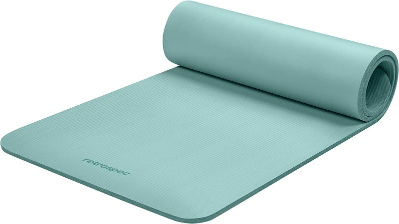 Photo 2 of *NEW* Retrospec Retrospec Solana Yoga Mat 1/2" Thick w/ Nylon Strap 