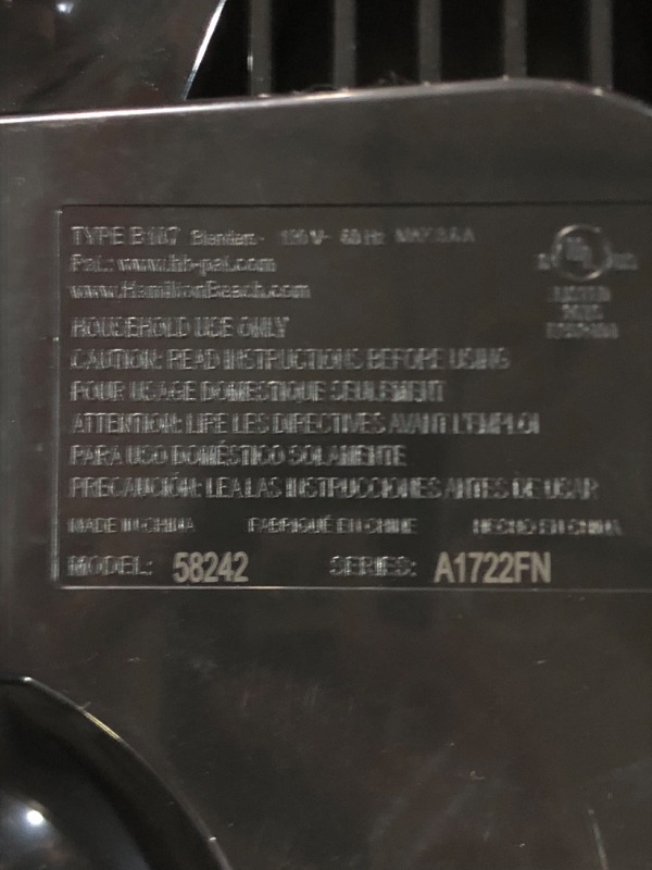 Photo 2 of Hamilton Beach Blender and Food Processor Combo With Auto Programs For Smoothie and Ice Crush, Blend-In Portable Travel Cup, 52oz Glass Jar & 3 Cup Food Chopper, 950 Watts, Black (58242) 52oz Jar & 3 Cup Vegetable Chopper