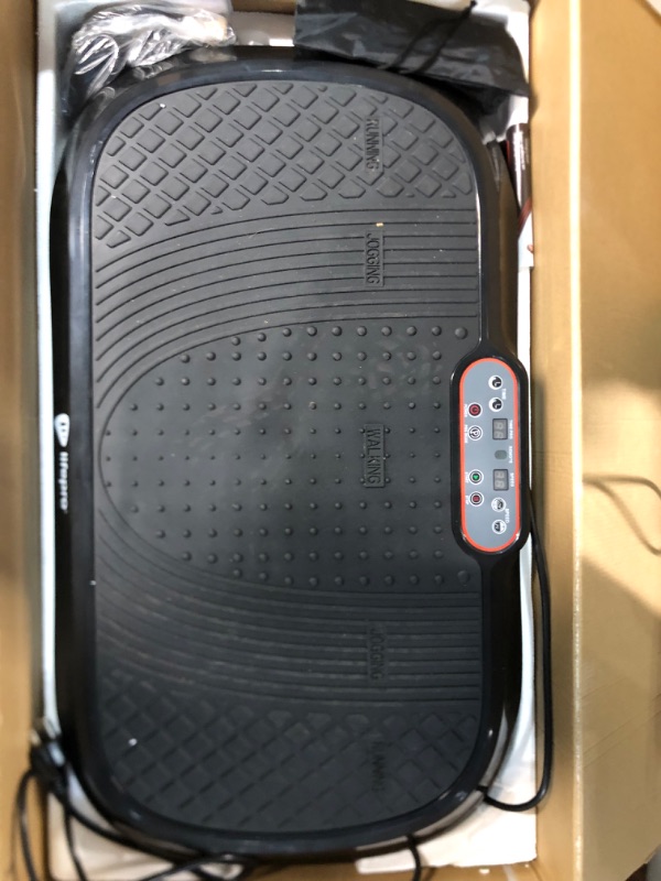 Photo 2 of *SEE NOTES* *USED* LifePro Waver Vibration Plate Exercise Machine - Whole Body Workout Vibration Fitness Platform w/ Loop Bands 