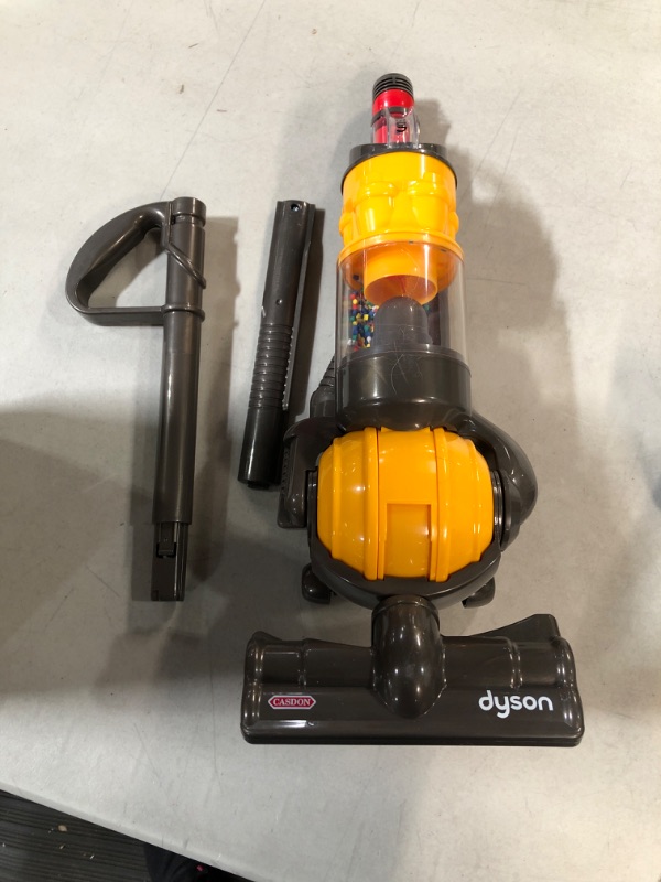 Photo 2 of Casdon Dyson Ball | Miniature Dyson Ball Replica For Children  Grey/Yellow