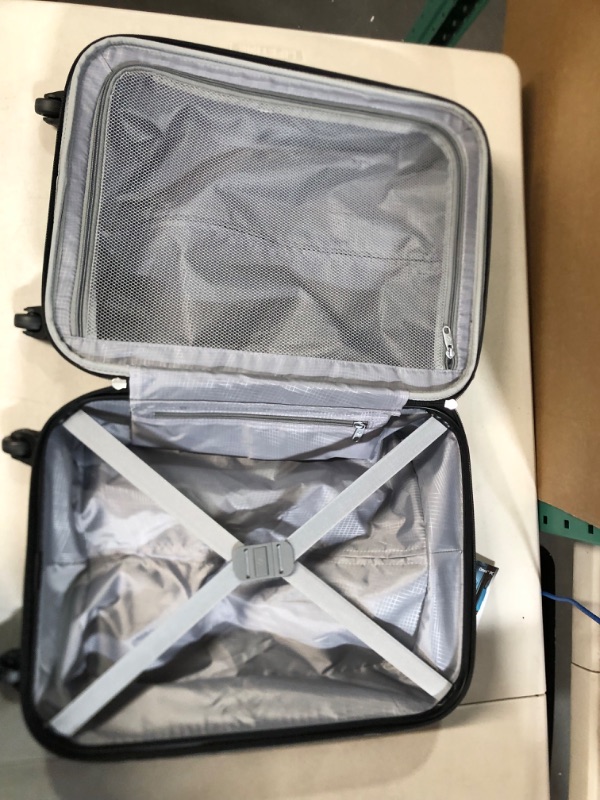 Photo 1 of **USED/SEE NOTES* Samsonite Omni PC Hardside Expandable Luggage with Spinner Wheels, Carry-On 20-Inch, Caribbean Blue