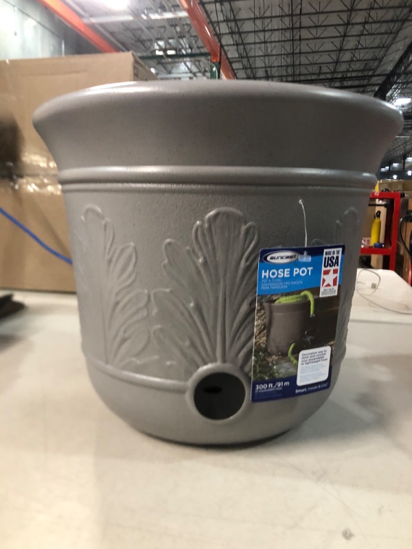 Photo 1 of 300' Hose Pot Gray - Suncast