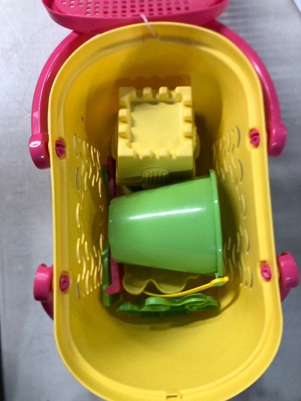 Photo 2 of 10pc Carry Bucket Sand Toy Set - Sun Squad