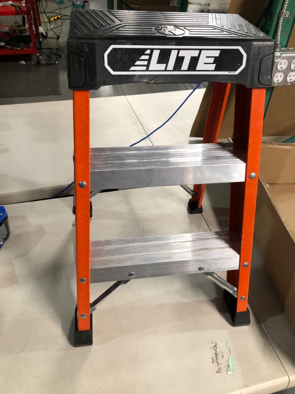 Photo 4 of *USED/SEE NOTES* LITE 2' Fiberglass Step Stool Ladder