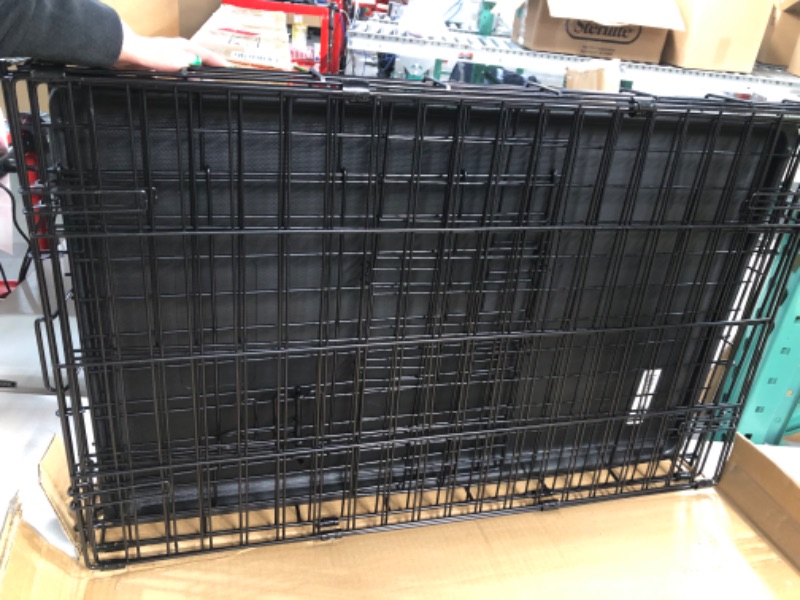 Photo 2 of *USED/SEE NOTES* New World 30" Folding Metal Dog Crate, 