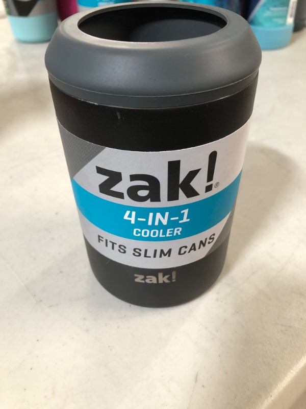 Photo 2 of *NEW* ZAK! Slim Can Cooler (Black)