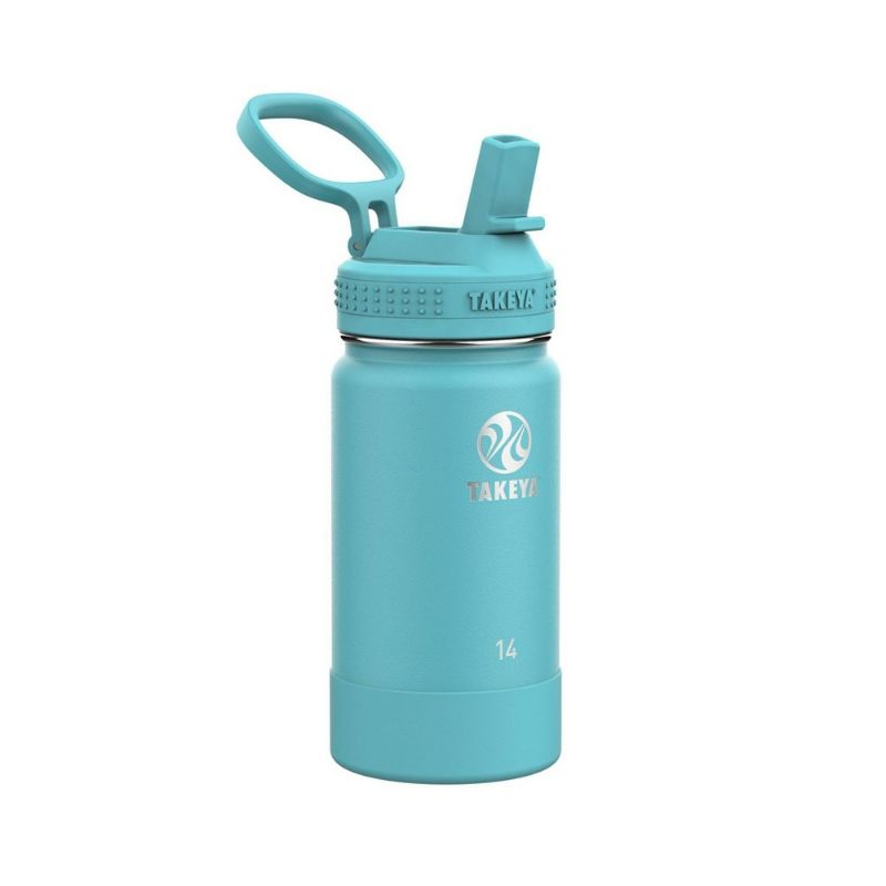 Photo 1 of *NEW* Takeya 14oz Active Insulated Stainless Steel Water Bottle with Spout Lid