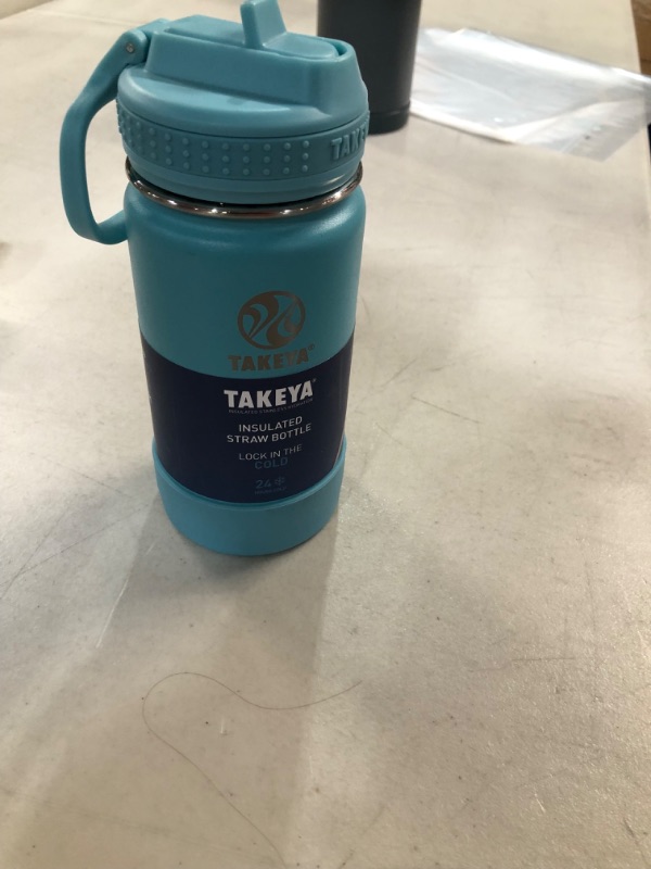 Photo 2 of *NEW* Takeya 14oz Active Insulated Stainless Steel Water Bottle with Spout Lid