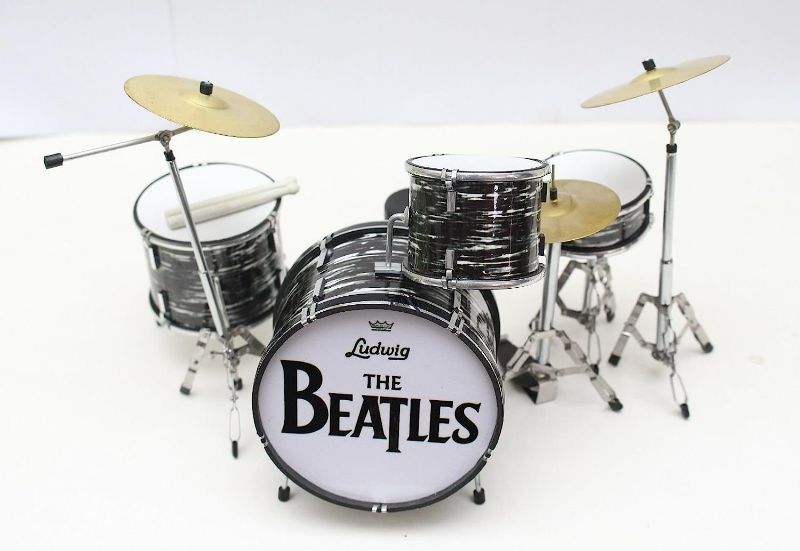 Photo 1 of *NEW* BEATLES Miniature Drumkit