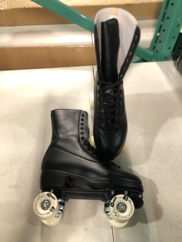 Photo 4 of *USED/SEE NOTES** \ Roller Derby Elite Omni Artistic Rhythm Hightop Roller Skates Black *Size MEN08/WOMAN09*