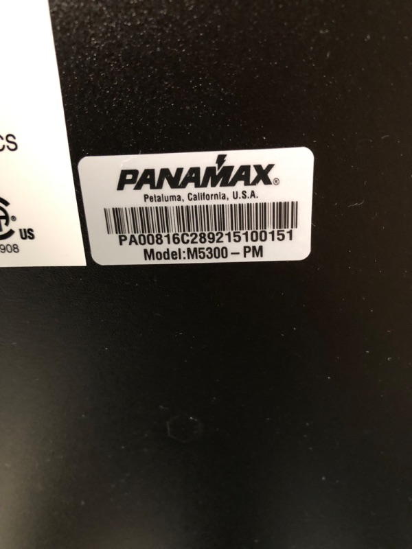 Photo 3 of PANAMAX M5400-PM Home Theater Power Management system