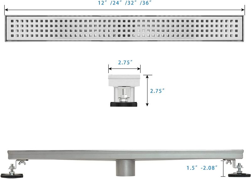 Photo 1 of  Linear Shower Drain, Shower Drain 32 inch with