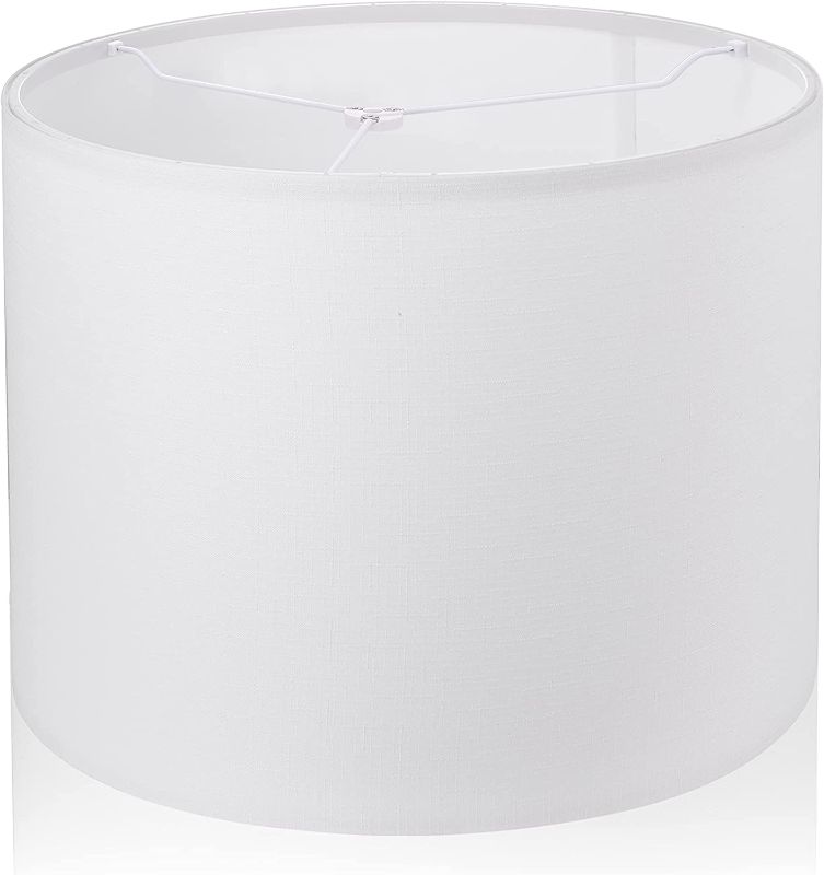 Photo 1 of amazon basic medium white ring lamp shade