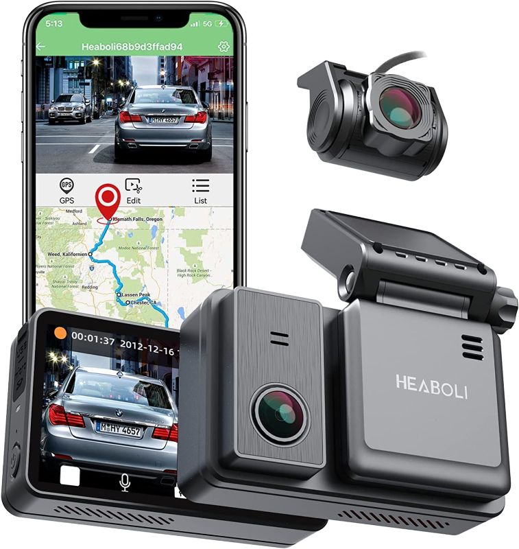 Photo 1 of *OPEN BOX* Heaboli 4K Dash Cam, Front Dash Camera for Cars 170° Wide Angle,Support APP
